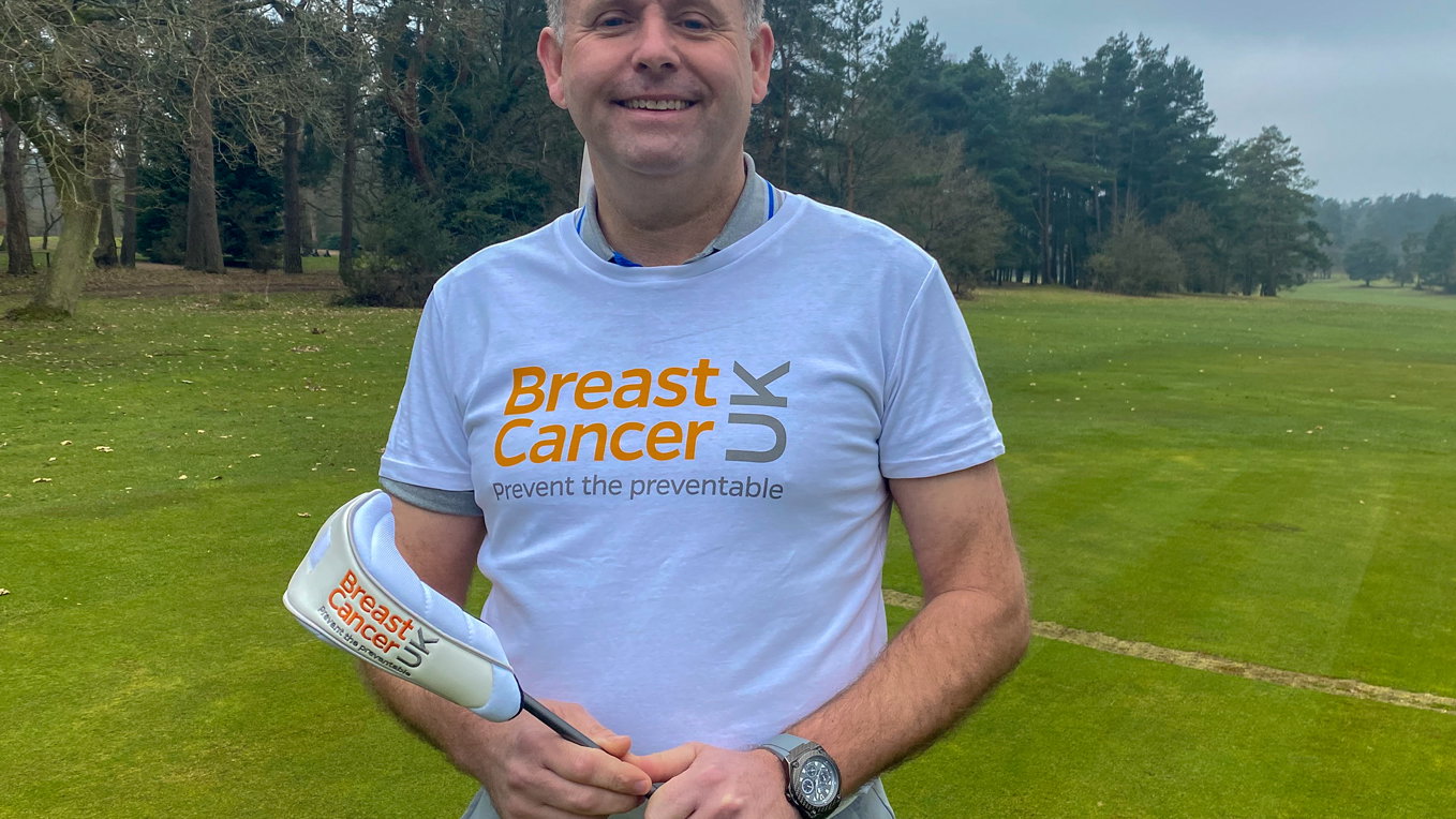 Innovative golf pro chips in to beat breast cancer 